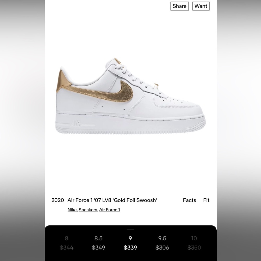 GOLD AIRFORCES